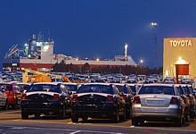 Toyota in Zeebrugge.